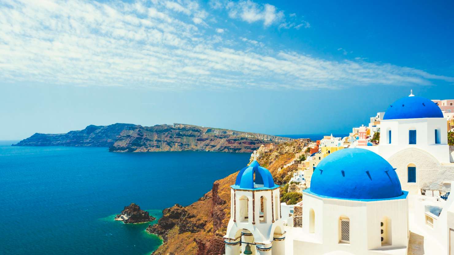 Church in Oia, Santorini, Greece