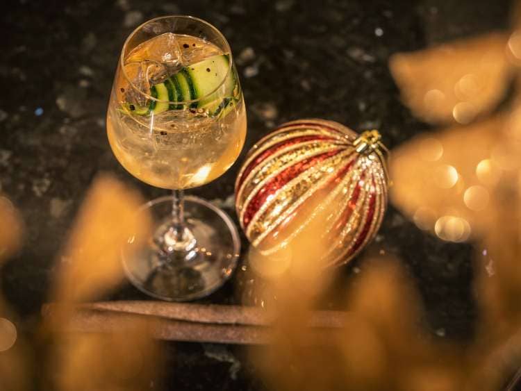 Drinks in the Commodore Club on board Queen Mary 2.
Client: Cunard.
Picture date: Saturday December 10, 2022.
Photograph by Christopher Ison ©
07544044177
chris@christopherison.com
www.christopherison.com
IMPORTANT NOTE REGARDING IMAGE LICENCING FOR THIS PHOTOGRAPH: 
Agreement title: For Cunard and third parties - Chris Ison photography
Agreement: This image is for Cunard and third parties, can be used in all markets, all channels and expires on 1 November 2027.  No sales are permitted unless expressly agreed in writing with the photographer.
