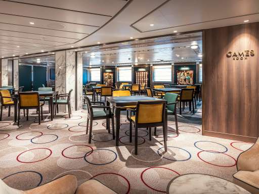 Games Room on board Queen Anne