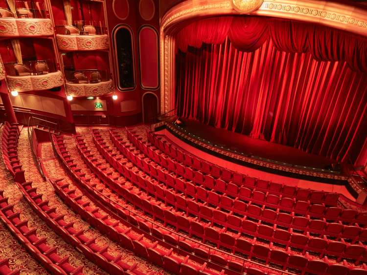 The Royal Court Theatre on board Queen Victoria