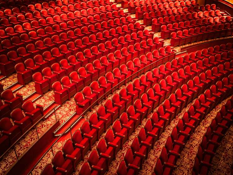 The Royal Court Theatre on board Queen Victoria