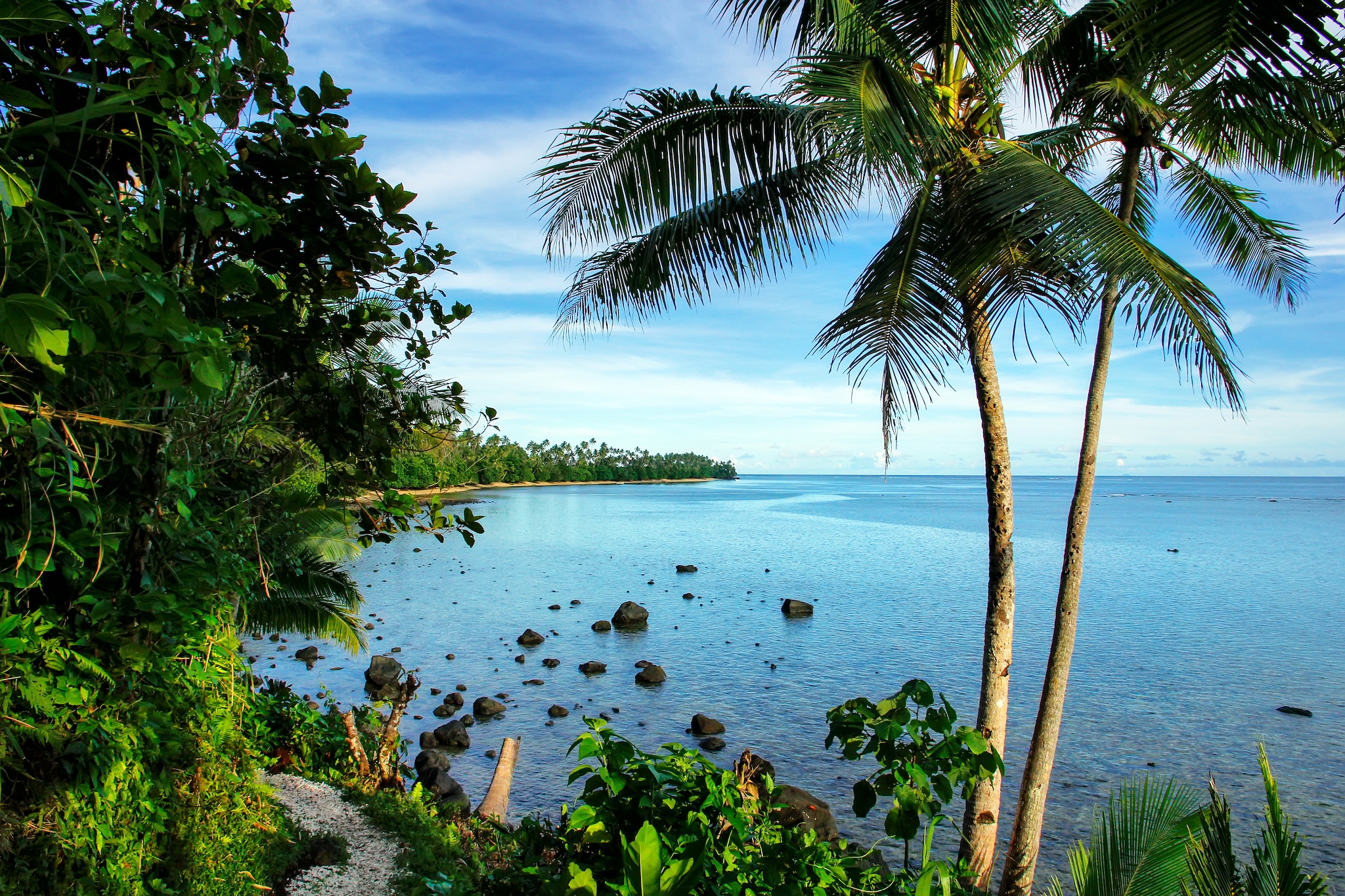 Ocean view along Lavena Costal Walk on Taveuni Island, Fiji. Taveuni is the third largest island in Fiji.; Shutterstock ID 532384480; Invoice Number: -