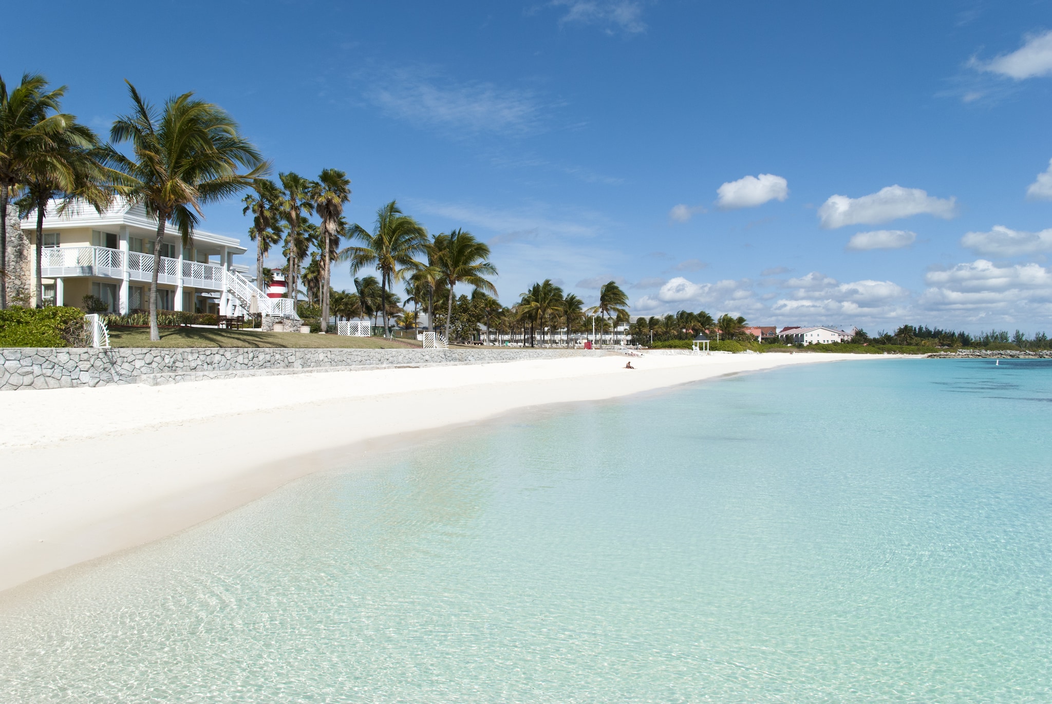 The empty Lucaya Beach in Freeport town on Grand Bahama island.; Shutterstock ID 648230629; Invoice Number: -