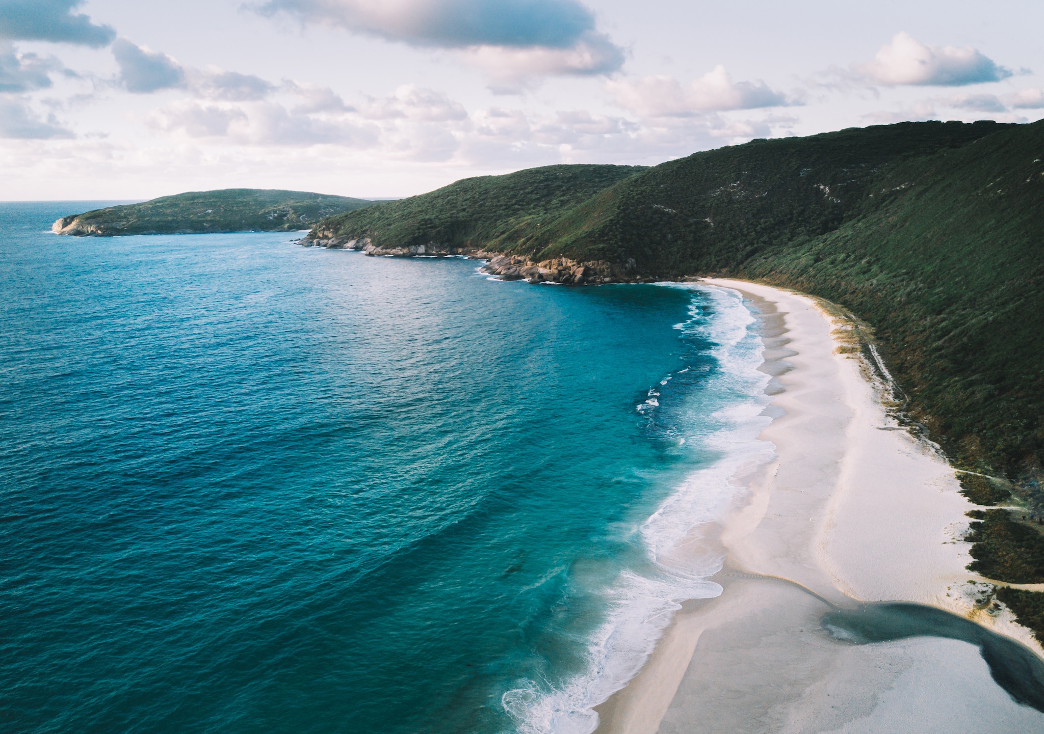 A white sand beach near Albany, Australia