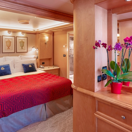 Master Suite bedroom on Queen Victoria