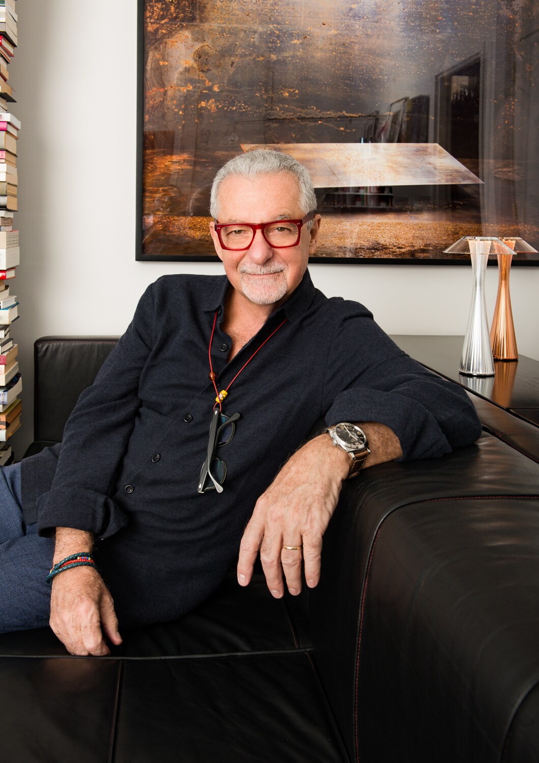 Adam Tihany at Tihany Design's studio in New York.