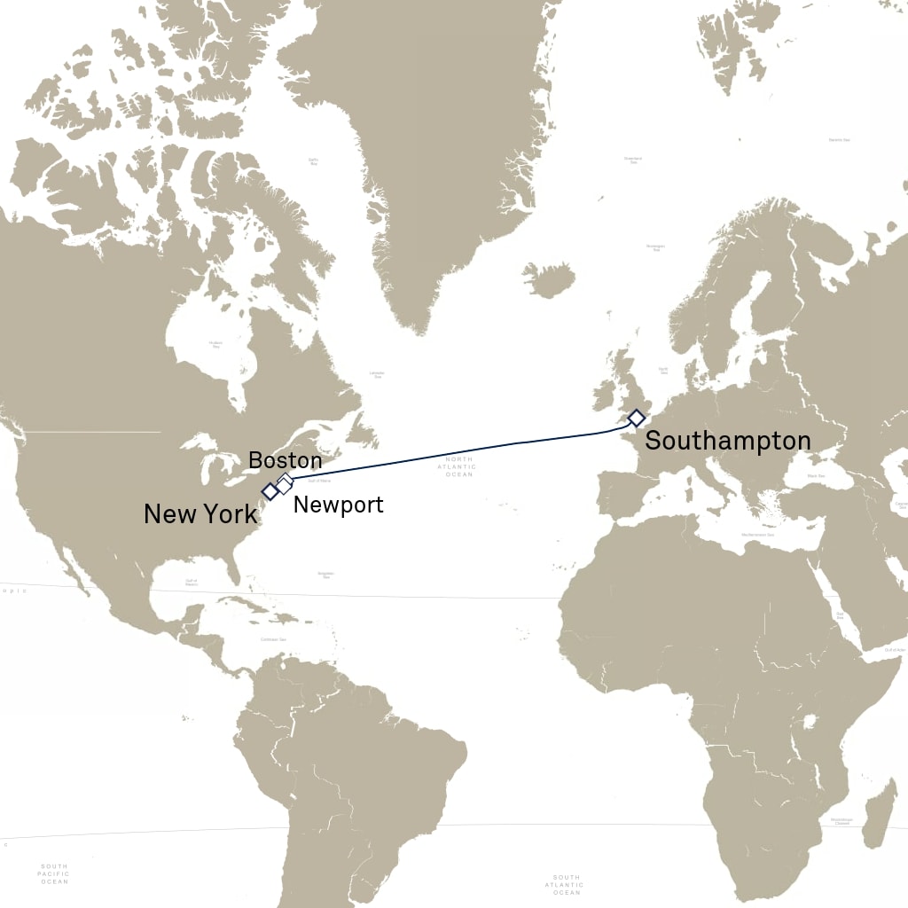 9 nights Eastbound Transatlantic Crossing October 2024 Cunard